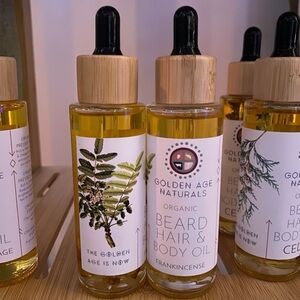 Organic Frankincense Beard Hair and Body Oil by Golden Age Naturals